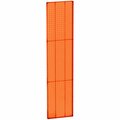 Azar Displays Pegboard Wall Panel Storage Solution, Size: 60'' x 13.5'', 2PK 771360-ORG